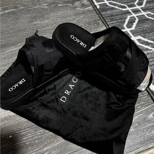 DRACO Black Men's Loafers & Slip-Ons